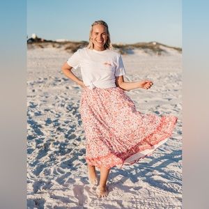 Petal & Pup Midi Skirt